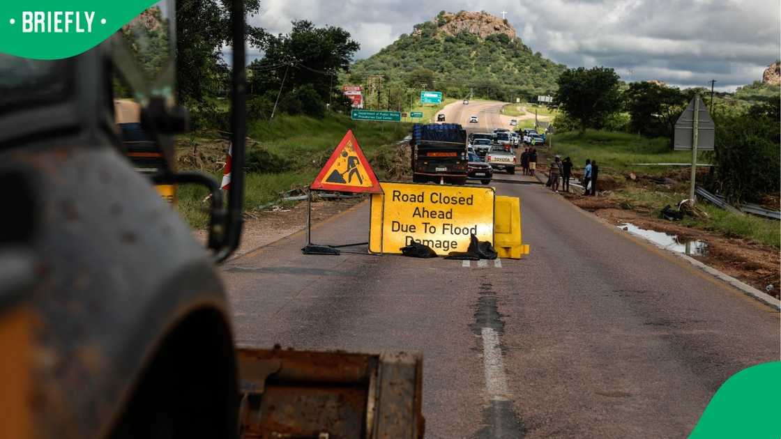Motorists have been advised to be wary of roads affected by the floods