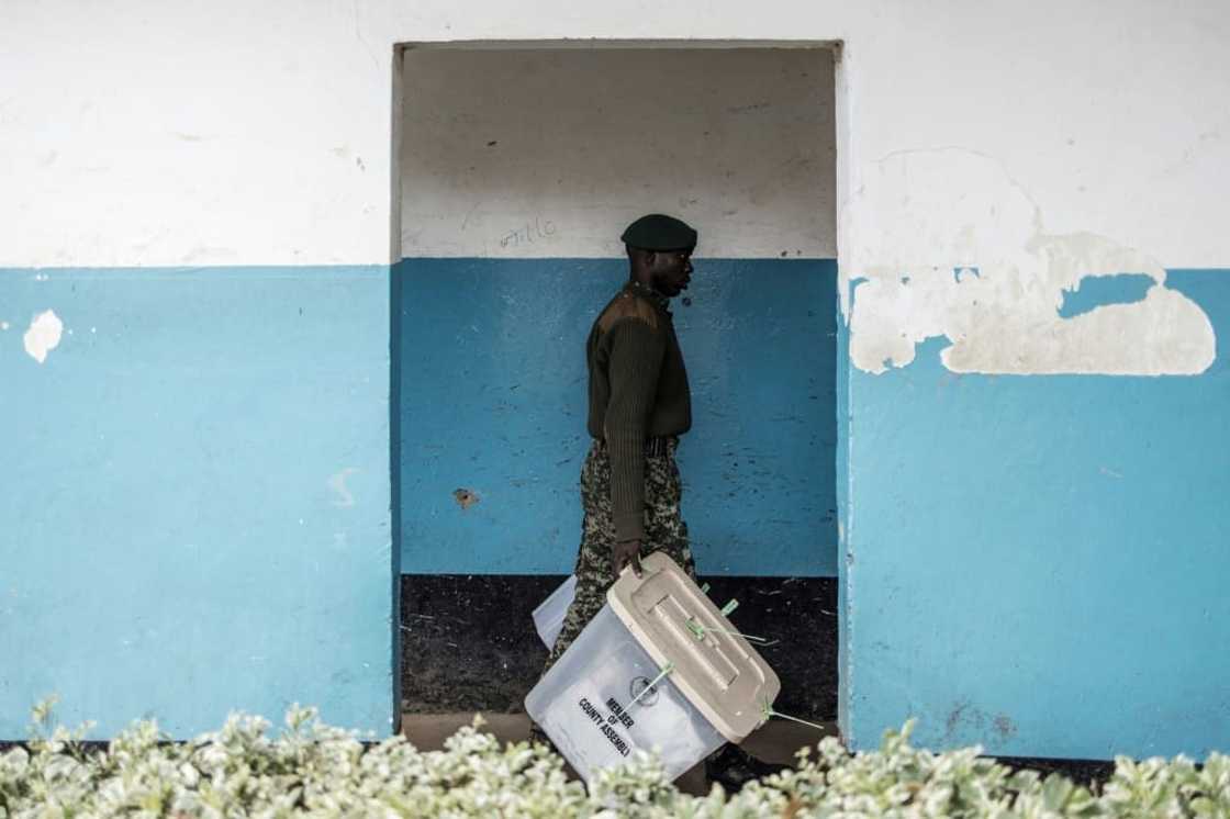 Tallying of results from Kenya's election is ongoing Tallying of results from Kenya's election is ongoing