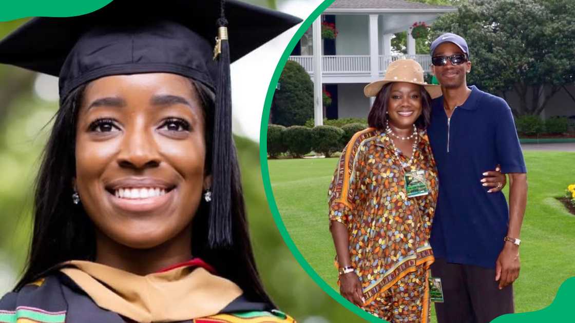 Chelsea Lazkani's sister, Oyinda (L). Elizabeth and her son, Richard (R) Chelsea Lazkani's sister, Oyinda (L). Elizabeth and her son, Richard (R)