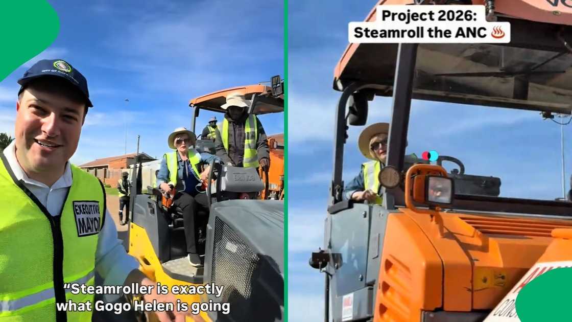 The video features prominent political figures from the Western Cape working on municipal infrastructure