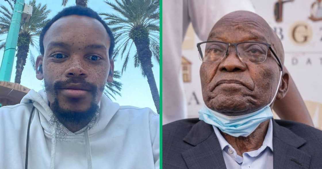 Nota Baloyi has reacted to Jacob Zuma's car accident. Nota Baloyi has reacted to Jacob Zuma's car accident.