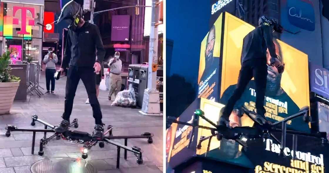 hoverboard, stunt, times square, new york, tech hoverboard, stunt, times square, new york, tech