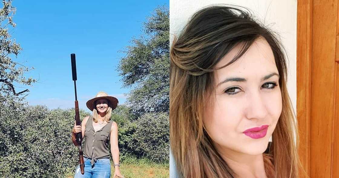 Lady Shares Pics of Giraffe's Heart After She Killed It, SA Outraged Lady Shares Pics of Giraffe's Heart After She Killed It, SA Outraged