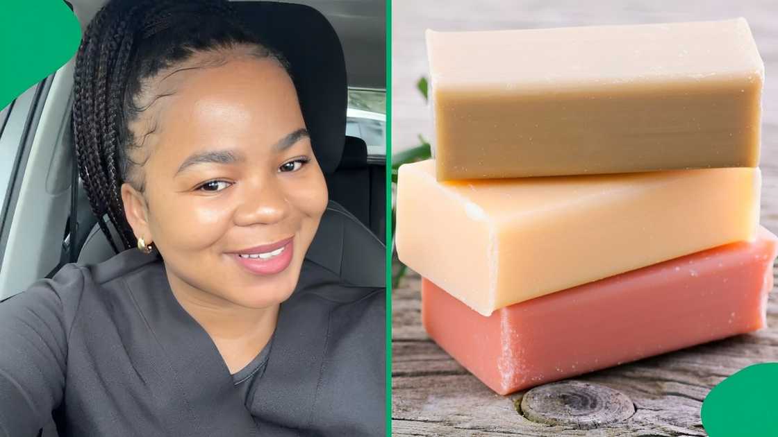 A woman made new bar of soap and shared the TikTok video A woman made new bar of soap and shared the TikTok video