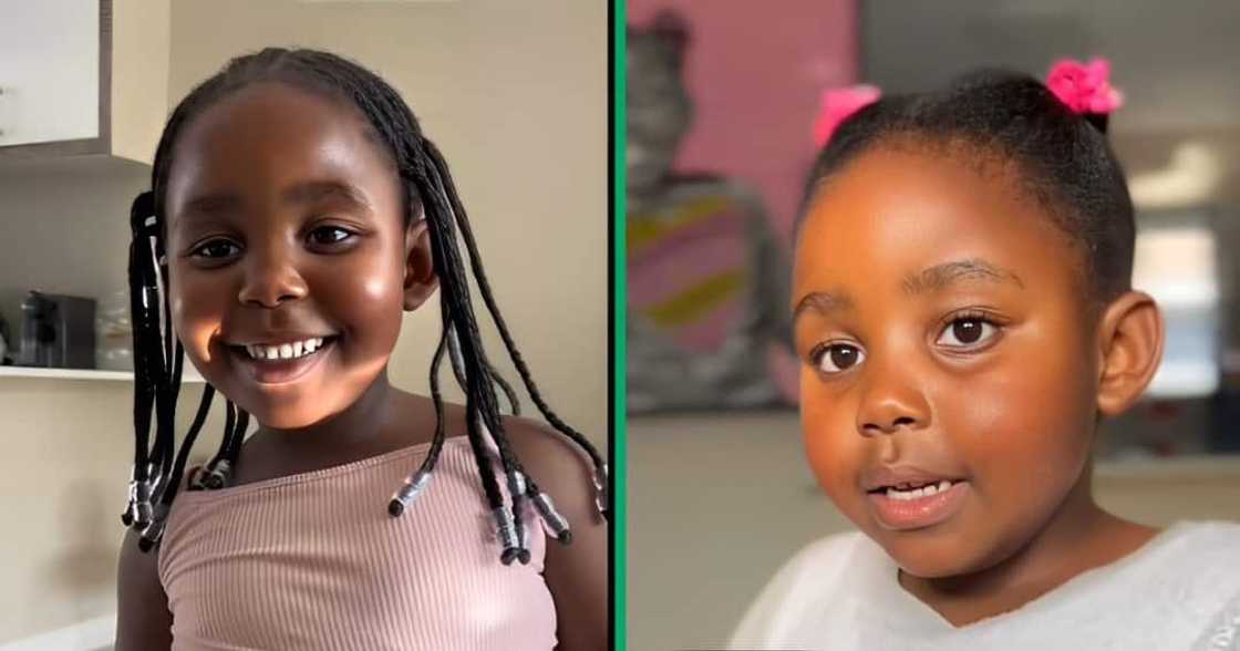 A TikTok video of a little girl showcasing her drawing to her mother. A TikTok video of a little girl showcasing her drawing to her mother.