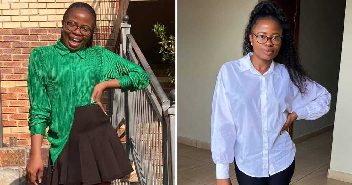 A lady was all smiles after getting a permanent job A lady was all smiles after getting a permanent job