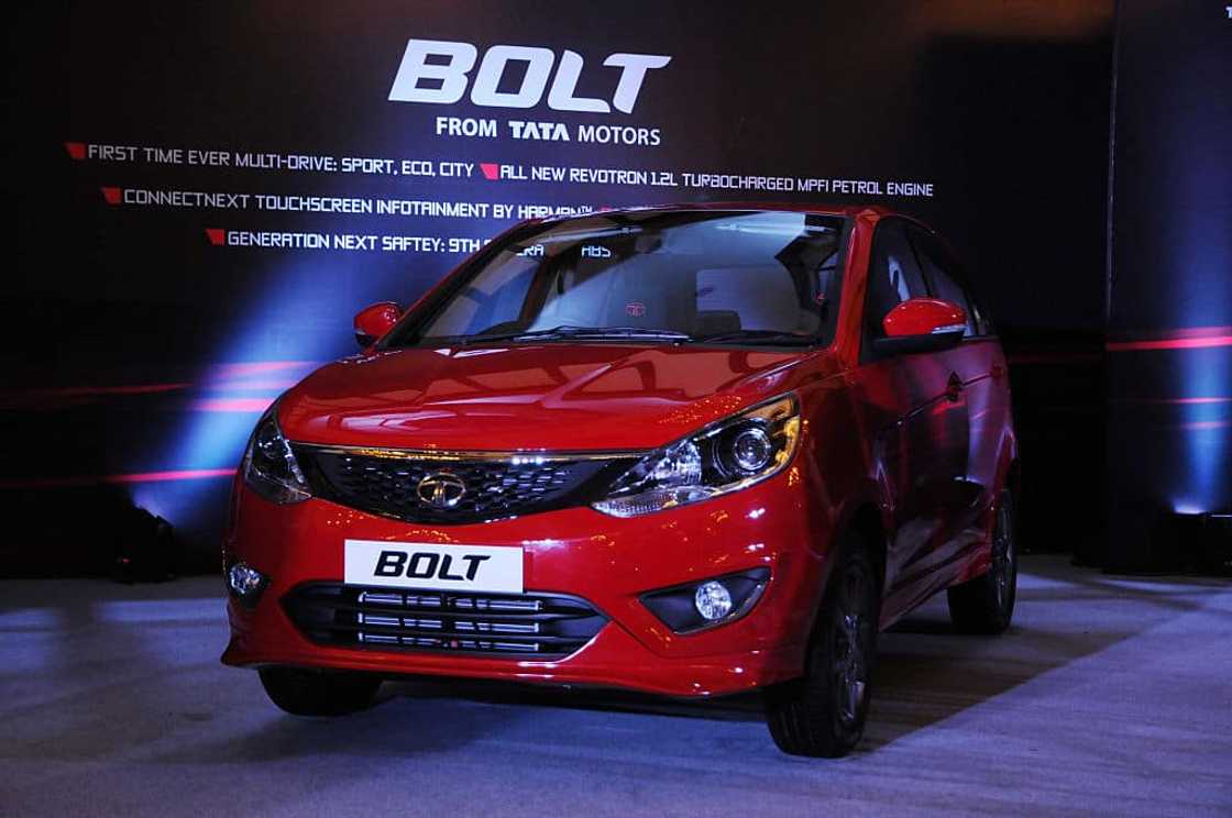 A Red Tata Bolt/Zest 1.2 Turbo