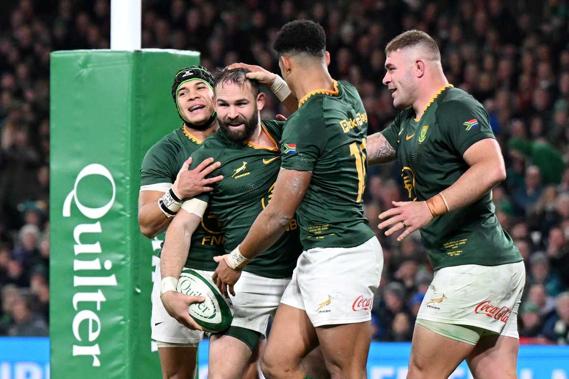 Cobus Reinach, Cheslin Kolbe, Damian Willemse, Quilter Nations Series 2025