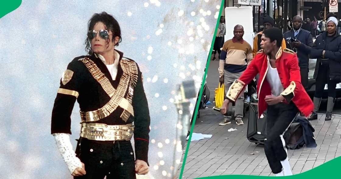 Mzansi man performs as Michael Jackson Mzansi man performs as Michael Jackson