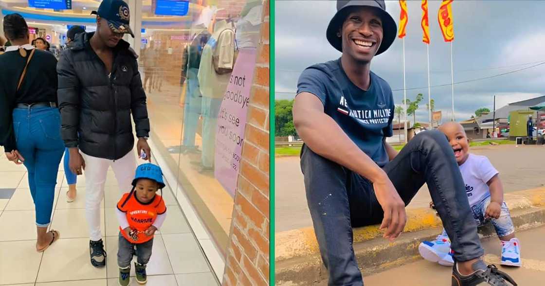 A South African man has won praise online after a video showed him buying a cart full of baby supplies A South African man has won praise online after a video showed him buying a cart full of baby supplies