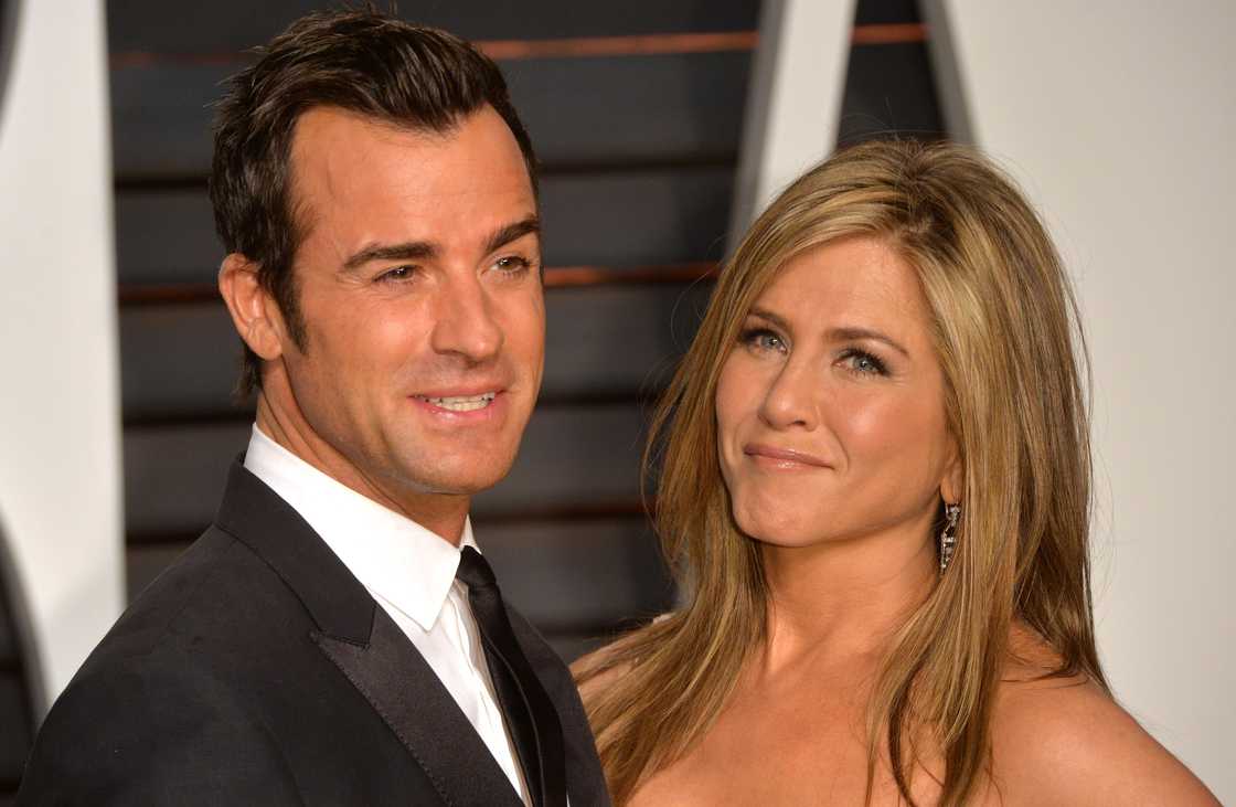 Justin Theroux and Jennifer Aniston in Beverly Hills