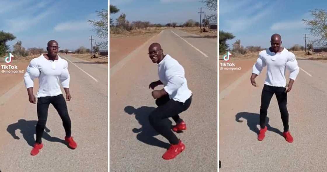 Very buff man dancing Very buff man dancing