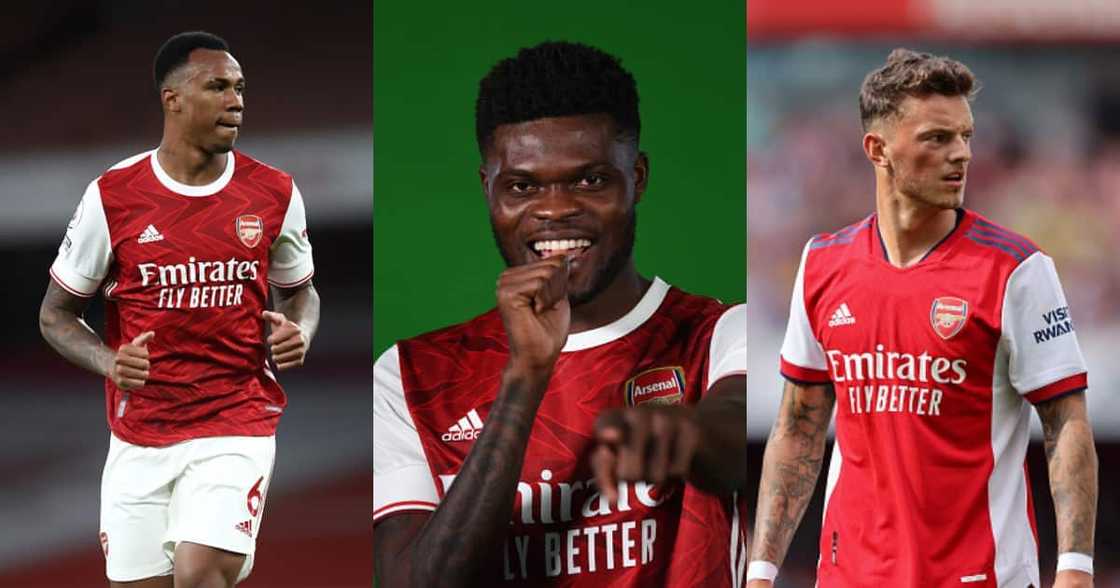 Gabriel Magalhaes, Thomas Partey, Ben White, Appearances, Arsenal Gabriel Magalhaes, Thomas Partey, Ben White, Appearances, Arsenal