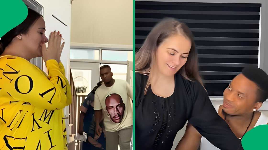 A TikTok user left social media users in stitches after sharing a gunshots prank on her husband