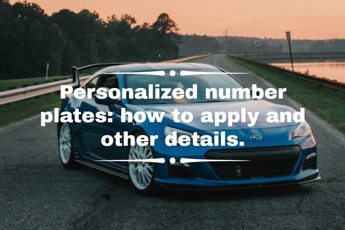 Personalized number plates Personalized number plates