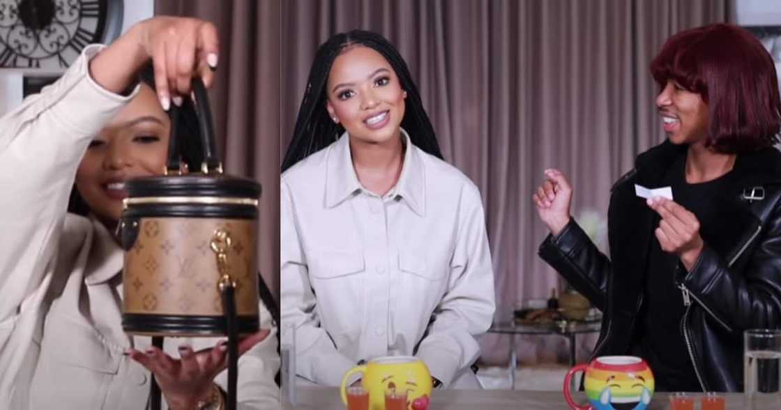 Mihlali, tiny Louis Vuitton bag, Lasizwe, reactions