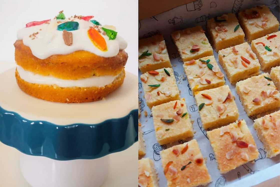 Eggless soji cake recipe