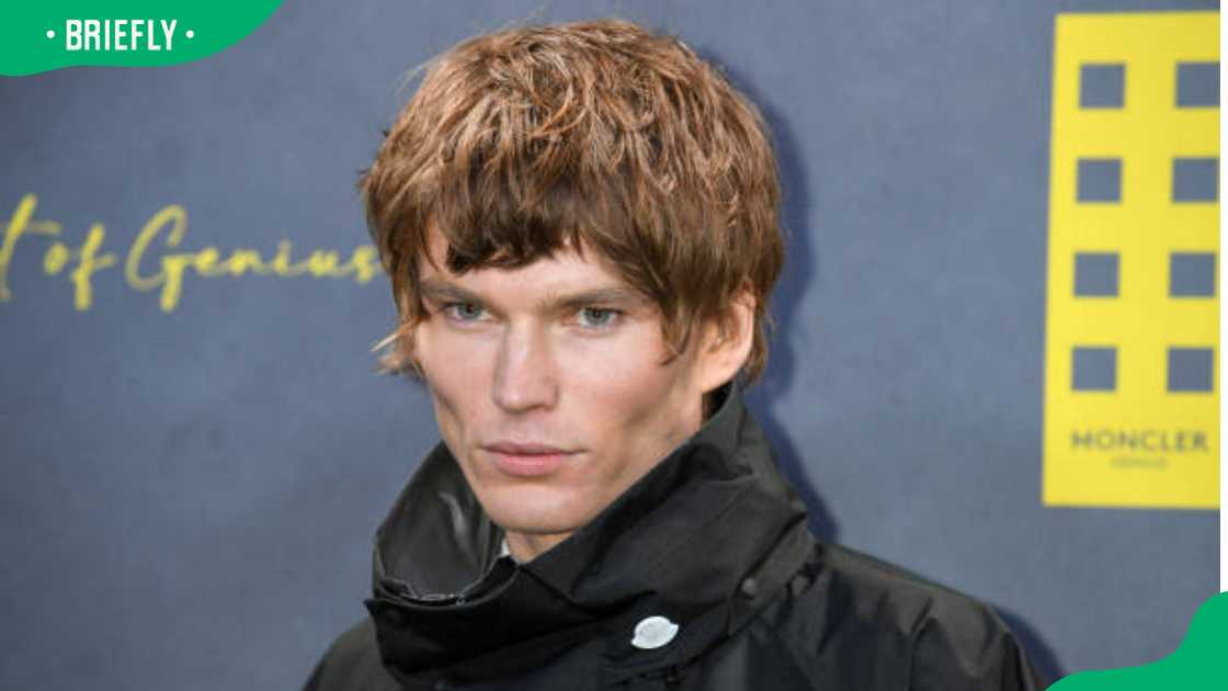 Jordan Barrett at the Moncler Presents: The Art of Genius Jordan Barrett at the Moncler Presents: The Art of Genius