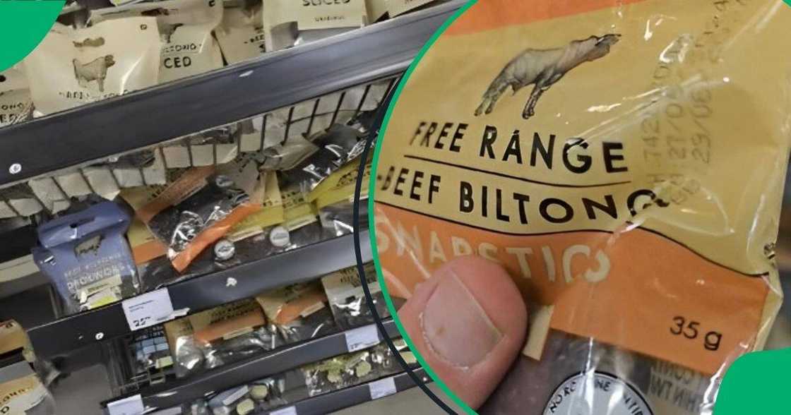 Man complains about Woolworths' biltong price. Man complains about Woolworths' biltong price.