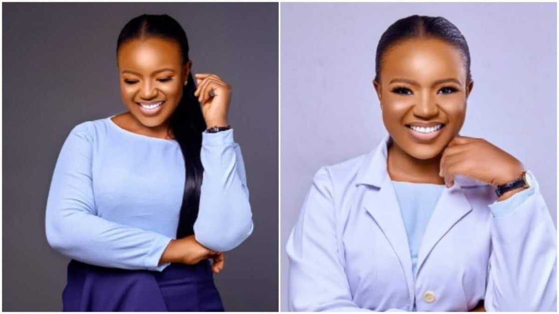 Nigerian lady becomes pharmacist, releases amazing photo of herself, stirs massive reactions