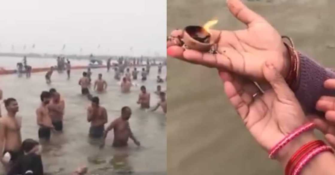 700,000 pilgrims wash away sins in Indian river amidst pandemic 700,000 pilgrims wash away sins in Indian river amidst pandemic