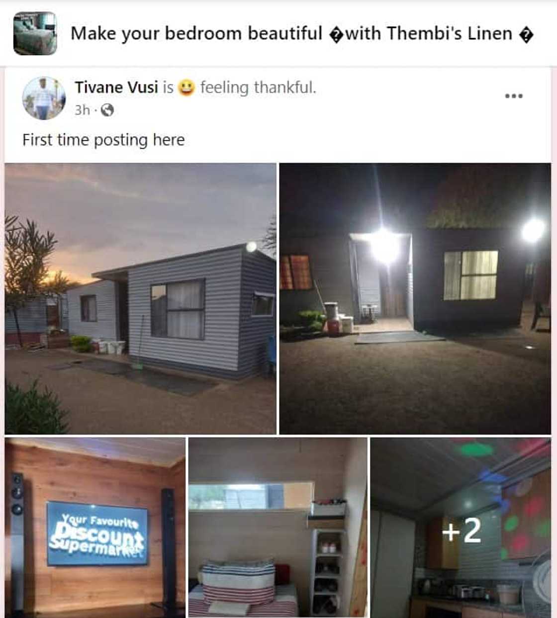 Screenshot of a man's home. Screenshot of a man's home.