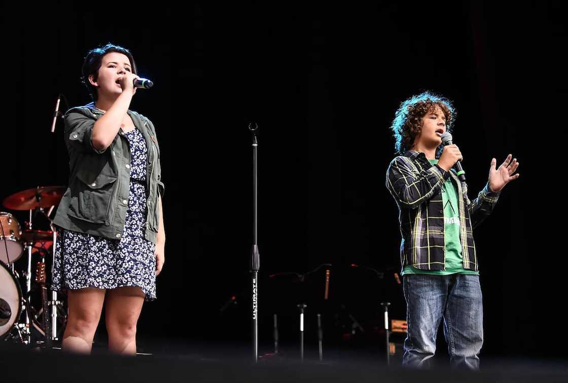 Actor Gaten's sister Actor Gaten's sister