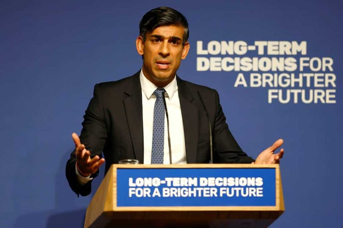 Rishi Sunak Delivers A Speech On AI In London Rishi Sunak Delivers A Speech On AI In London