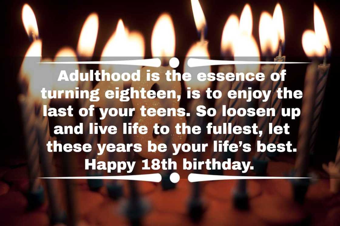 Inspirational happy 18th birthday messages, quotes, wishes