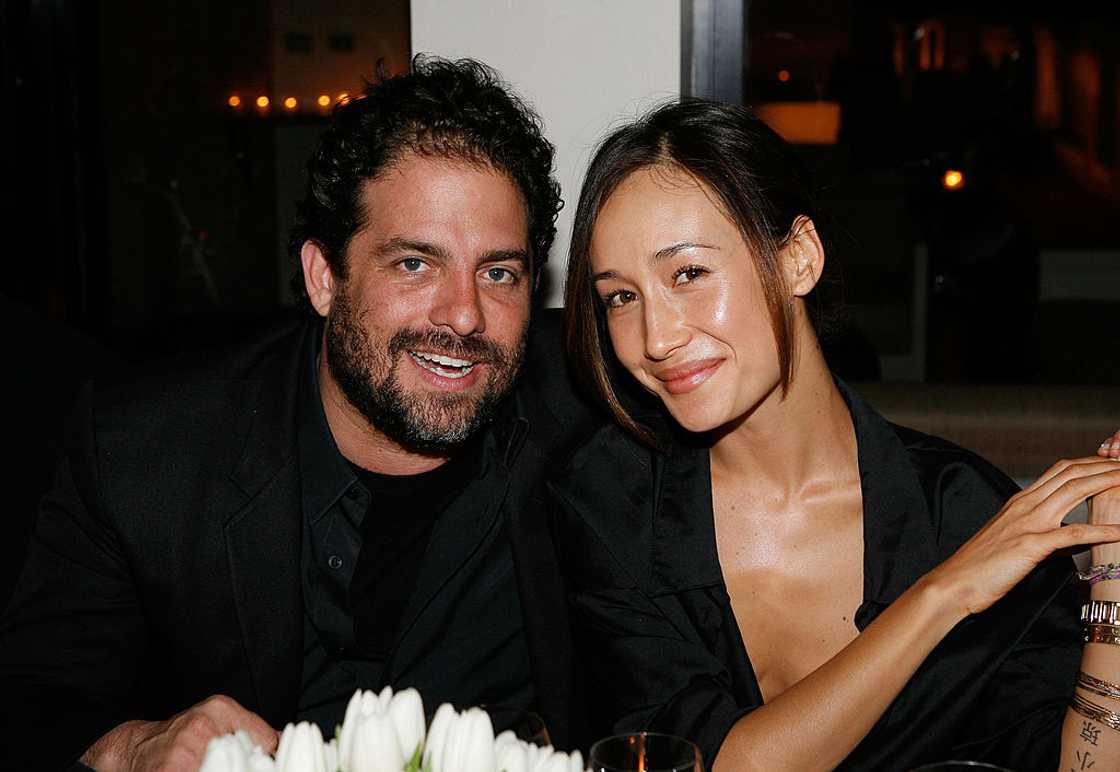 Director Brett Ratner and Maggie Q