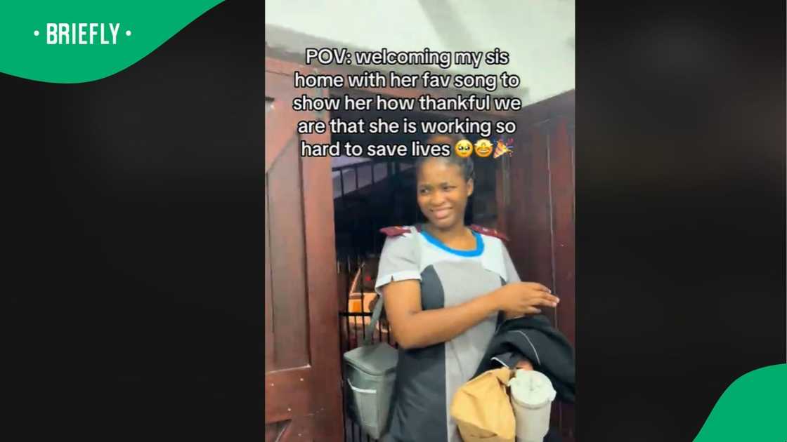 Woman shares touching celebration video as family welcomes sister Woman shares touching celebration video as family welcomes sister