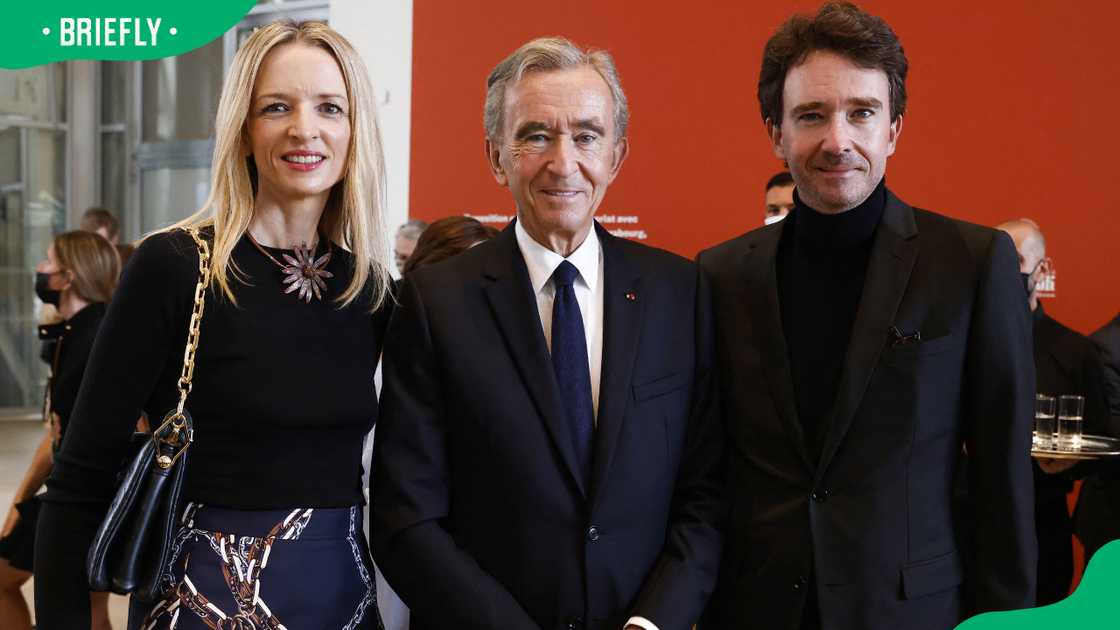 Delphine, Bernard Arnault and Antoine Arnault Delphine, Bernard Arnault and Antoine Arnault