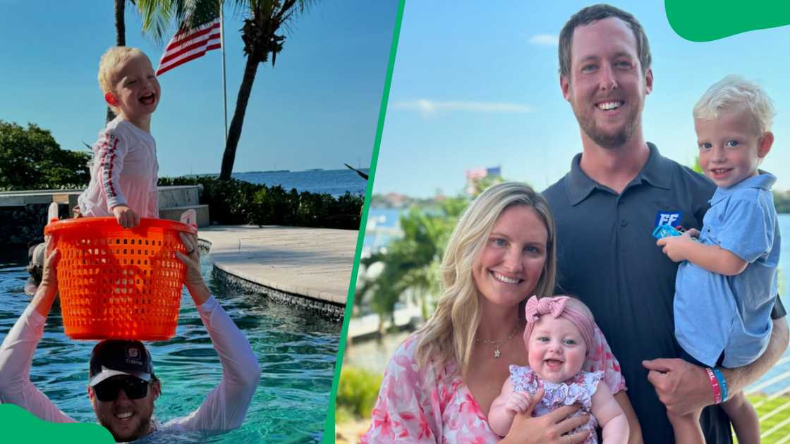 Cleetus McFarland with his wife and kids Cleetus McFarland with his wife and kids