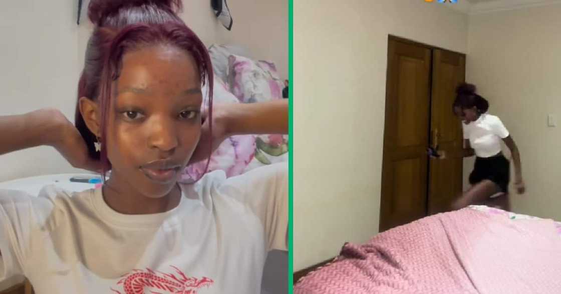 The young lady spoke to Briefly News about the video and how nervous she was to get her results. The young lady spoke to Briefly News about the video and how nervous she was to get her results.