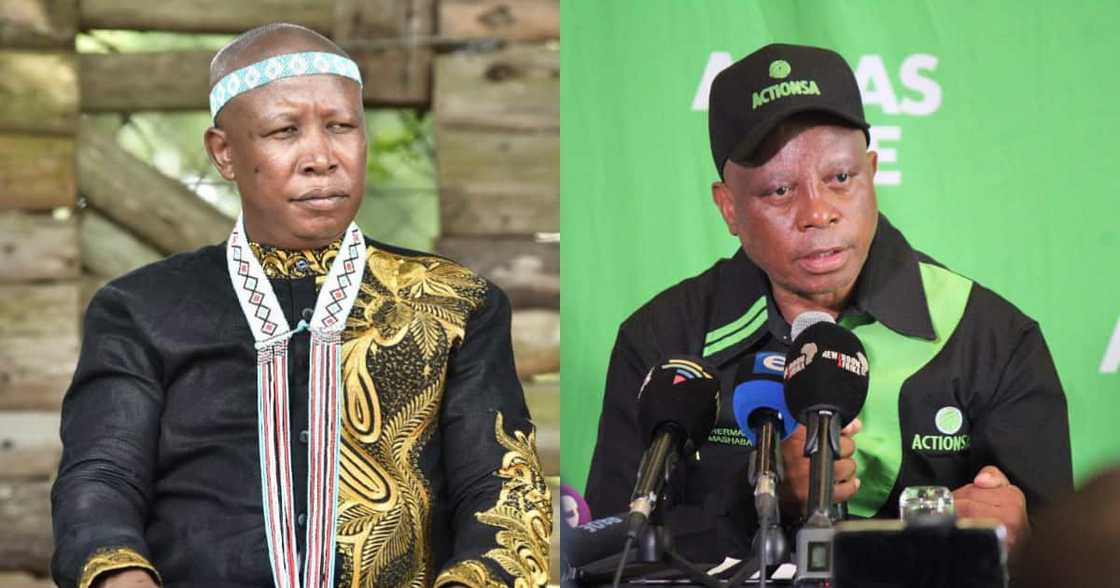 ActionSA, EFF, Herman Mashaba, Julius Malema ActionSA, EFF, Herman Mashaba, Julius Malema