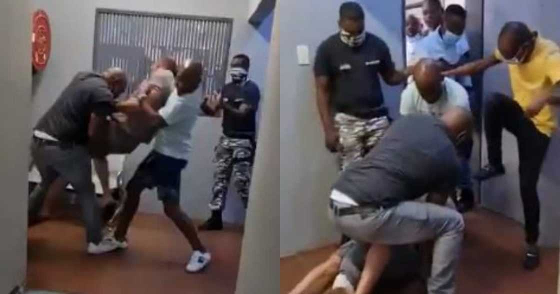 Video Shows Man Being Assaulted in Police Station While Cops Stand Idly by Video Shows Man Being Assaulted in Police Station While Cops Stand Idly by