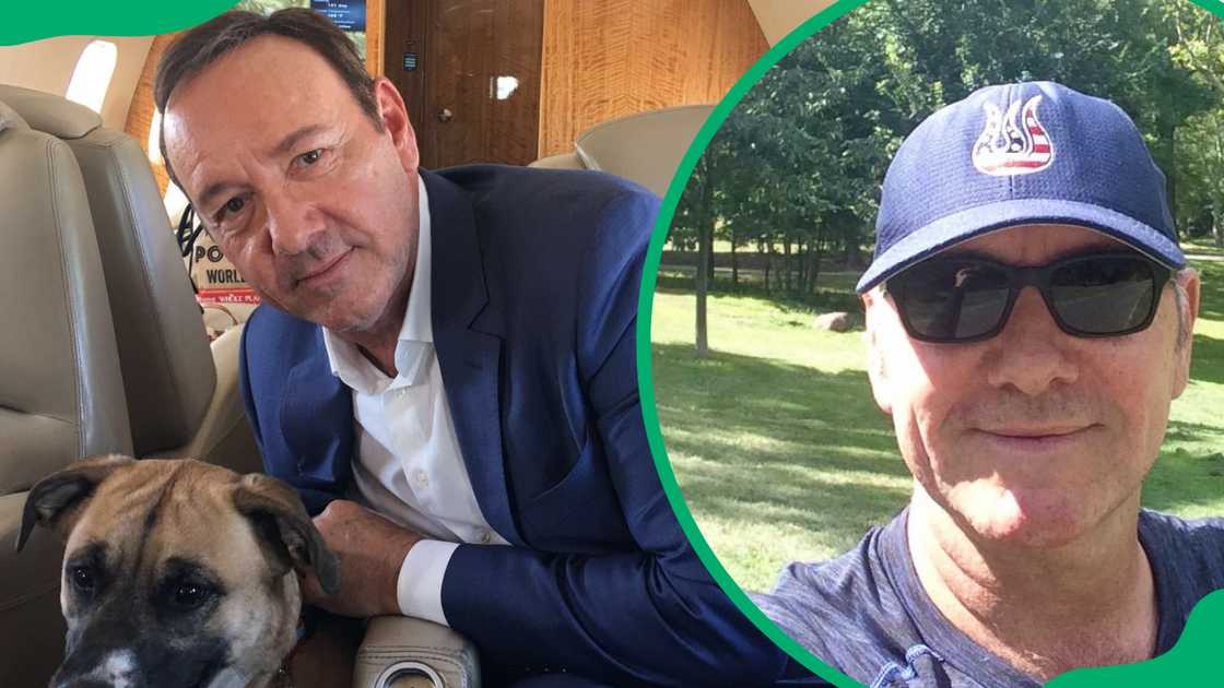 Kevin Spacey having a good time