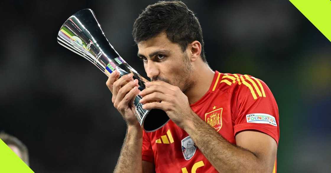 Rodri clinched the Best Player Award at Euro 2024 after Spain edged England in the final.