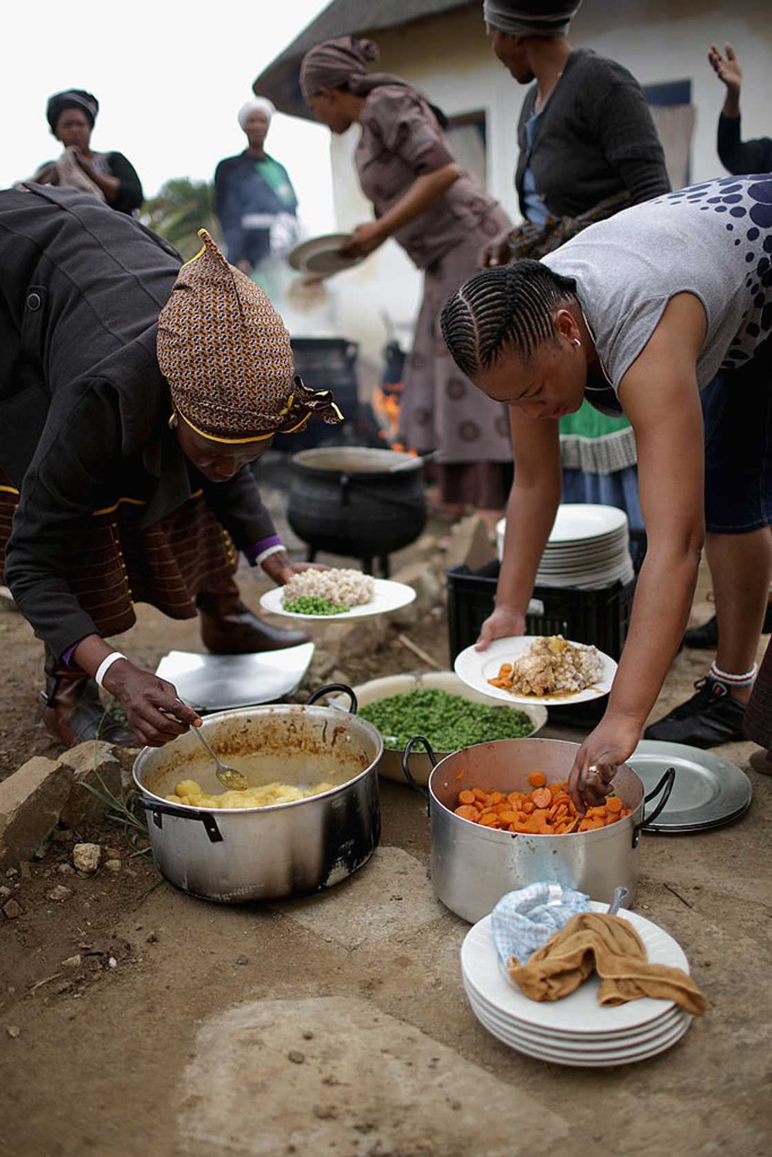 Food at funerals is the norm in South Africa