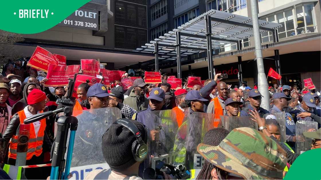 Defend our Democracy also joined civil society organisations to oppose the protests by Operation Dudula and Marcha and March. Defend our Democracy also joined civil society organisations to oppose the protests by Operation Dudula and Marcha and March.