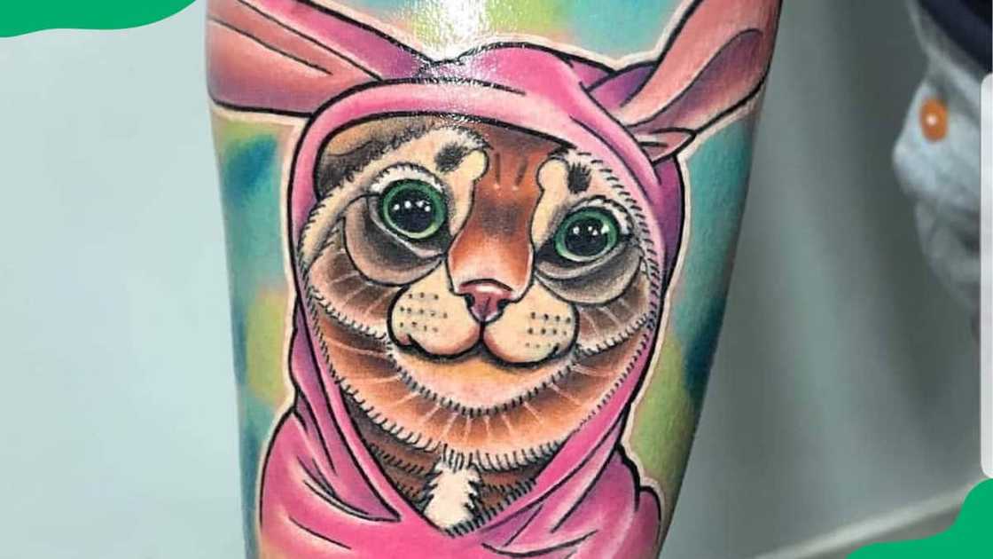 The Illusion cat tattoo The Illusion cat tattoo