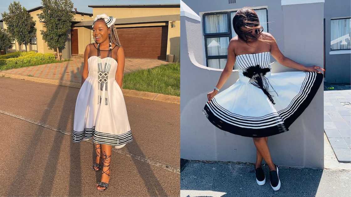 Fancy strapless Xhosa designs Fancy strapless Xhosa designs
