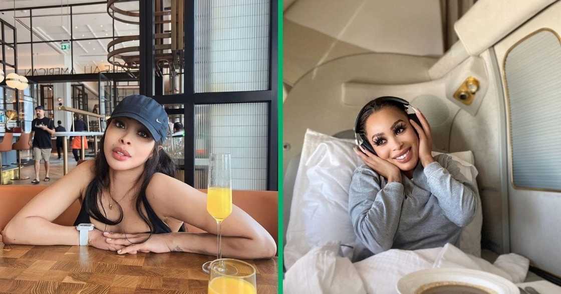 Khanyi Mbau unveiled the key to flawless skin