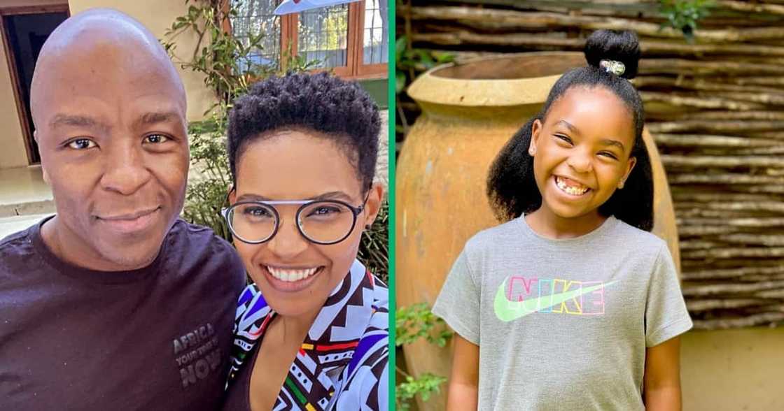 Gail and Kabelo Mabalane's daughter Zoe Gail and Kabelo Mabalane's daughter Zoe