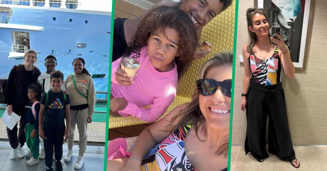 Rachel Kolisi and her kids' cruise vacay to Greece