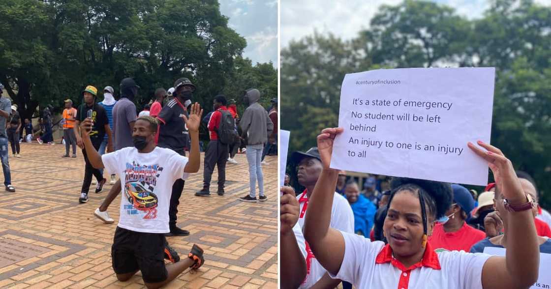 The Wits fees protest has entered its third day