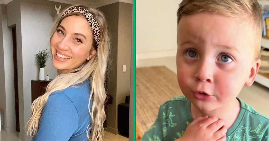 A woman posted a video of her son singing the national anthem A woman posted a video of her son singing the national anthem