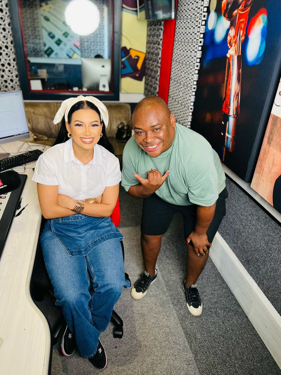 Ashley Ogle was a co-host. Ashley Ogle was a co-host.