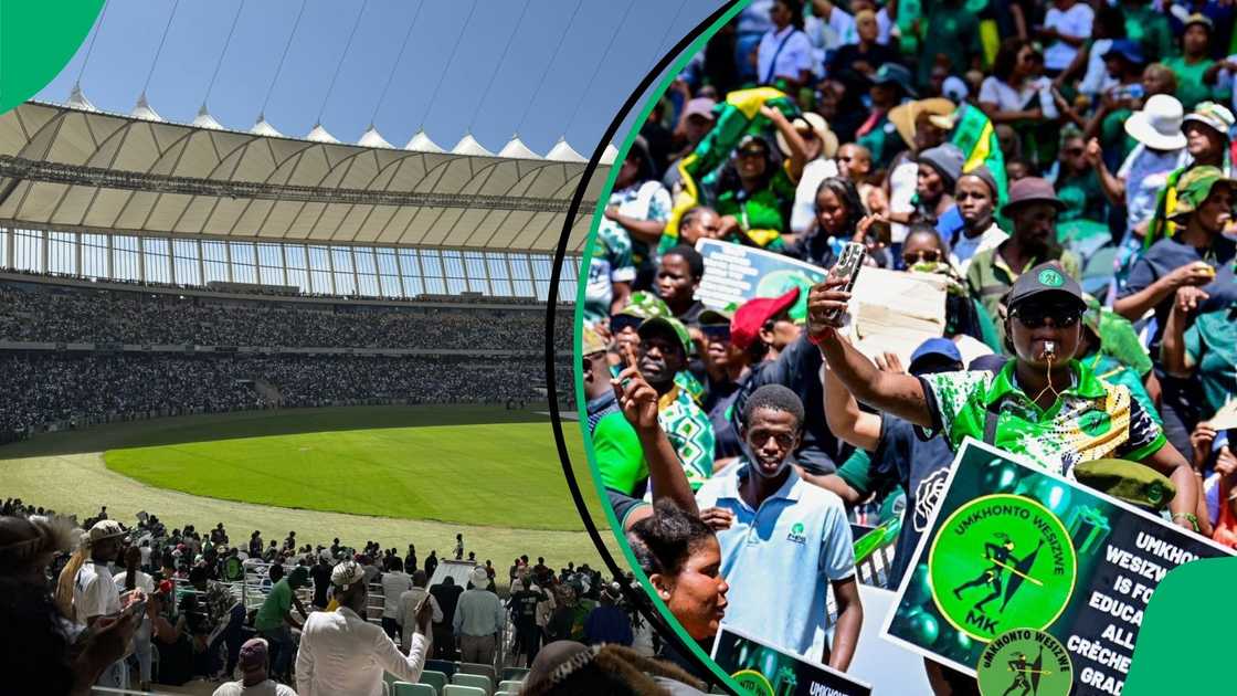 Durban's Moses Mabhida hosts MK Party 1st anniversary rally Durban's Moses Mabhida hosts MK Party 1st anniversary rally