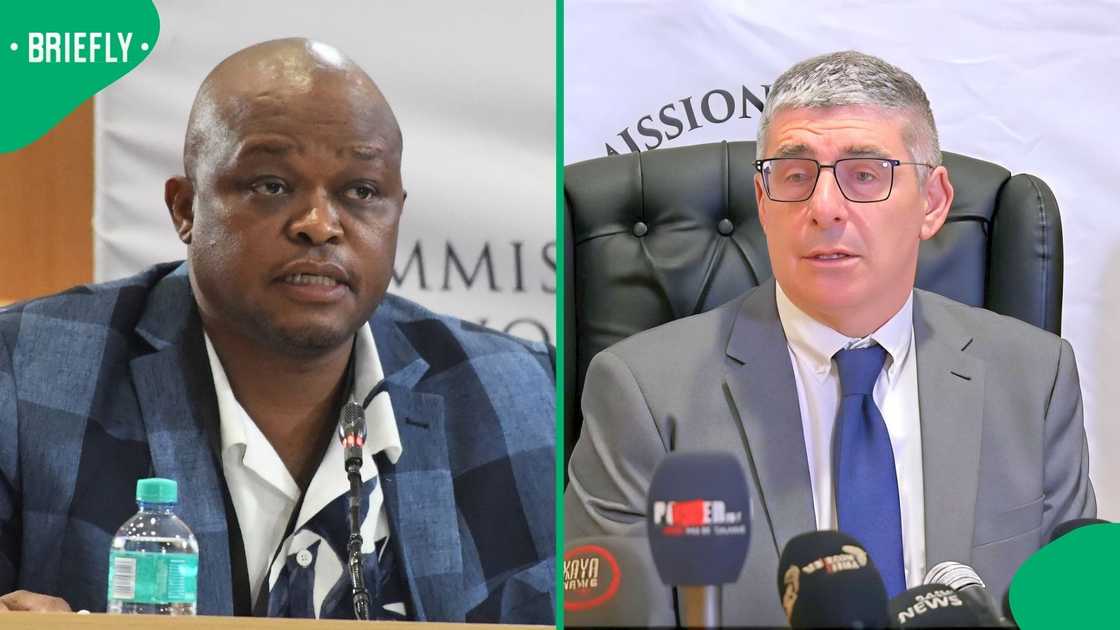 Brown Mogotsi is unhappy with Evidence Leader, Matthew Chaskalson Brown Mogotsi is unhappy with Evidence Leader, Matthew Chaskalson